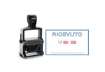 Immagine di Datario autoinchiostrante Trodat Professional 5460/L con testo RICEVUTO acciaio 56x33 mm acciaio - 1