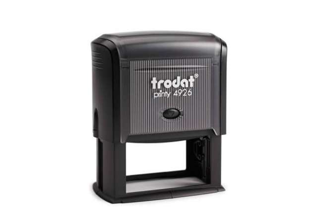 Immagine di Timbro autoinchiostrante Trodat PRINTY 4926 in plastica 75x38 mm nero 165872