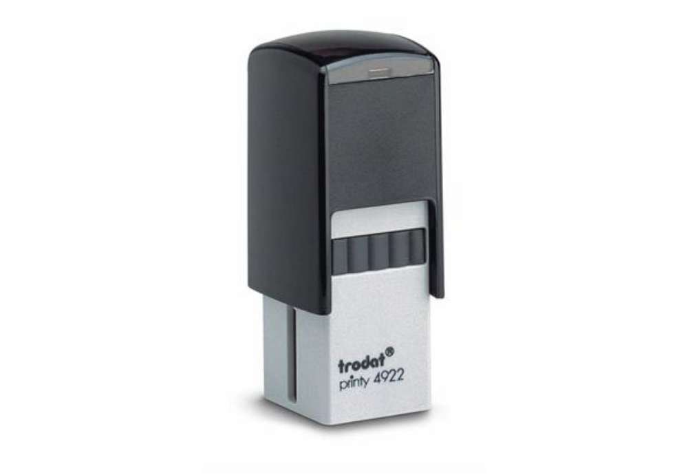 Immagine di Timbro autoinchiostrante Trodat PRINTY 4922 in plastica 20x20 mm nero 69666
