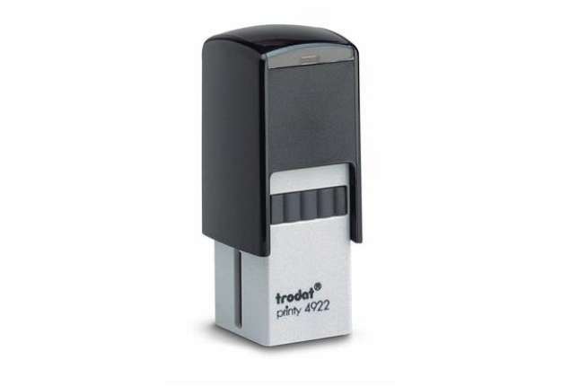 Immagine di Timbro autoinchiostrante Trodat PRINTY 4922 in plastica 20x20 mm nero 69666