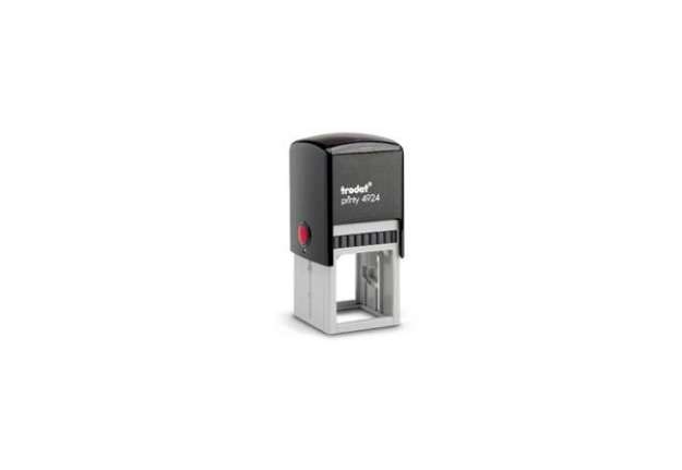 Immagine di Timbro autoinchiostrante Trodat PRINTY 4924 in plastica 40x40 mm nero 176685
