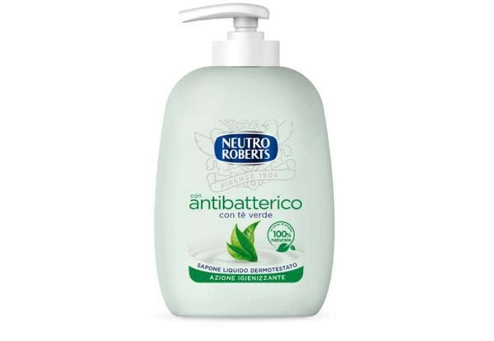 Immagine di Sapone liquido Neutro Roberts antibatterico con tè verde 200 ml 7003838