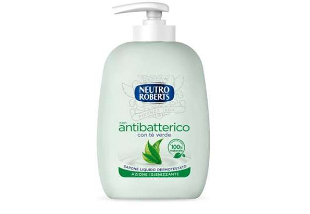 Immagine di Sapone liquido Neutro Roberts antibatterico con tè verde 200 ml 7003838