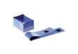 Immagine di Buste a fascia DURABLE per piede pallet plastica blu scuro 145 x 65 mm conf. 50 - 172407