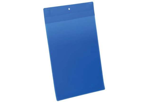 Immagine di Tasche per identificazione Durable con magneti al neodimio blu f.to esterno mm. 223x368- inserto A4