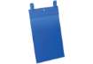 Immagine di Tasche per identificazione Durable con fascette di aggancio blu f.to esterno mm 223x530- inserto A4
