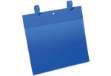 Immagine di Tasche per identificazione Durable con fascette di aggancio blu f.to esterno mm 311x442- inserto A4