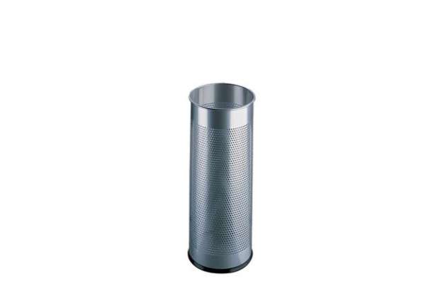 Immagine di Portaombrelli DURABLE acciaio verniciato argento metallizzato capacità 28,5 lt - Ø 26 cm - h 62 cm -