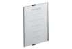 Immagine di Targhe DURABLE INFO SIGN alluminio/acrilico trasparente/argento metallizzato 210x297 mm - 480623