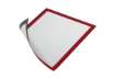 Immagine di Cornici con pannello magnetico DURABLE DURAFRAME® MAGNETIC A4 PPL rigido rosso 236x323 mm  conf. 5 -