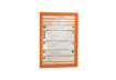 Immagine di Cornici con pannello magnetico DURABLE DURAFRAME® A4 arancio 236x323mm conf. 2 - 487209