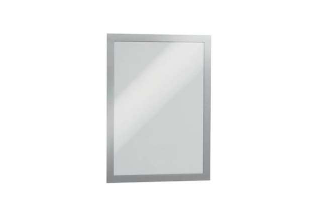 Immagine di Cornici con pannello magnetico DURABLE DURAFRAME® A4 argento 236x323mm conf. 2 - 487223