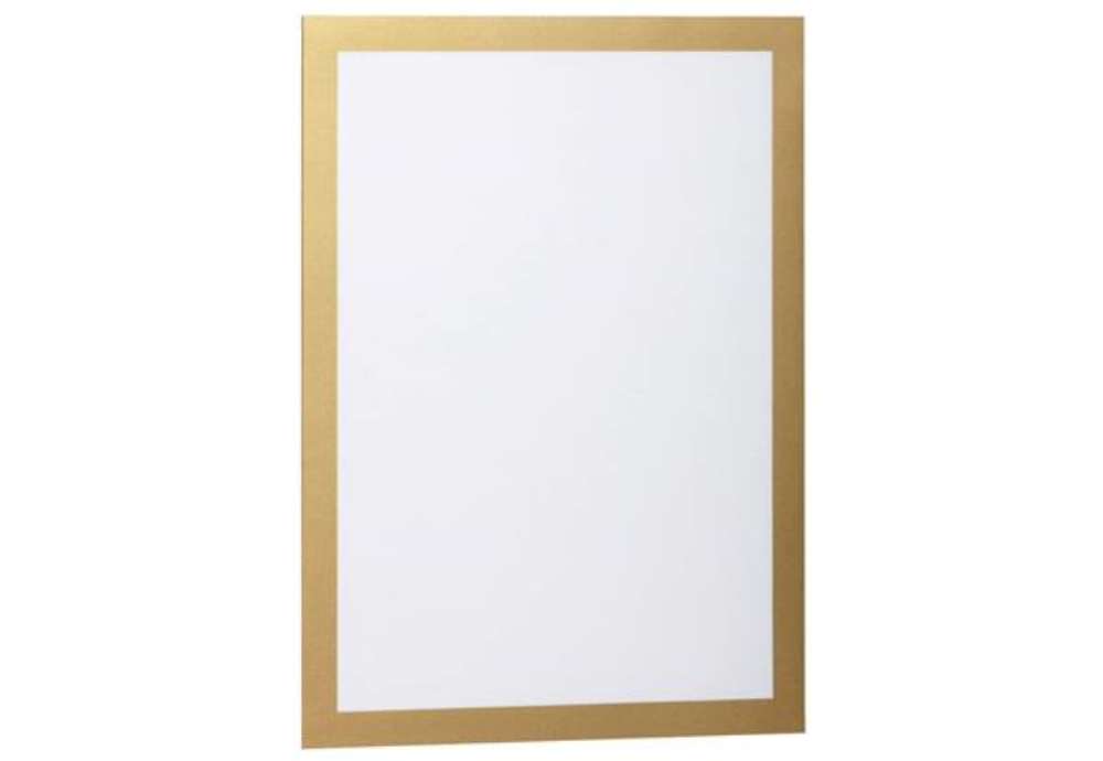 Immagine di Cornici con pannello magnetico DURABLE DURAFRAME® A4 PPL oro 236x323mm conf. 2 - 487230