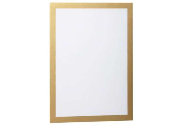 Immagine di Cornici con pannello magnetico DURABLE DURAFRAME® A4 oro 236x323mm conf. 2 - 487230