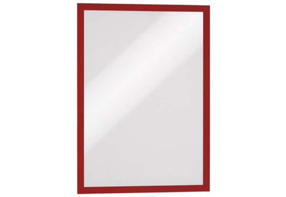 Immagine di Cornici con pannello magnetico DURABLE DURAFRAME® A3 PPL rosso 325x445mm conf. 2 - 487303