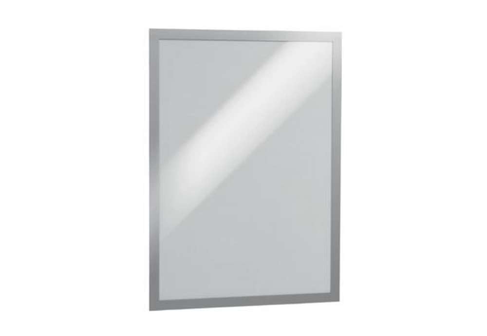 Immagine di Cornici con pannello magnetico DURABLE DURAFRAME® A3 PPL argento 325x445mm conf. 2 - 487323