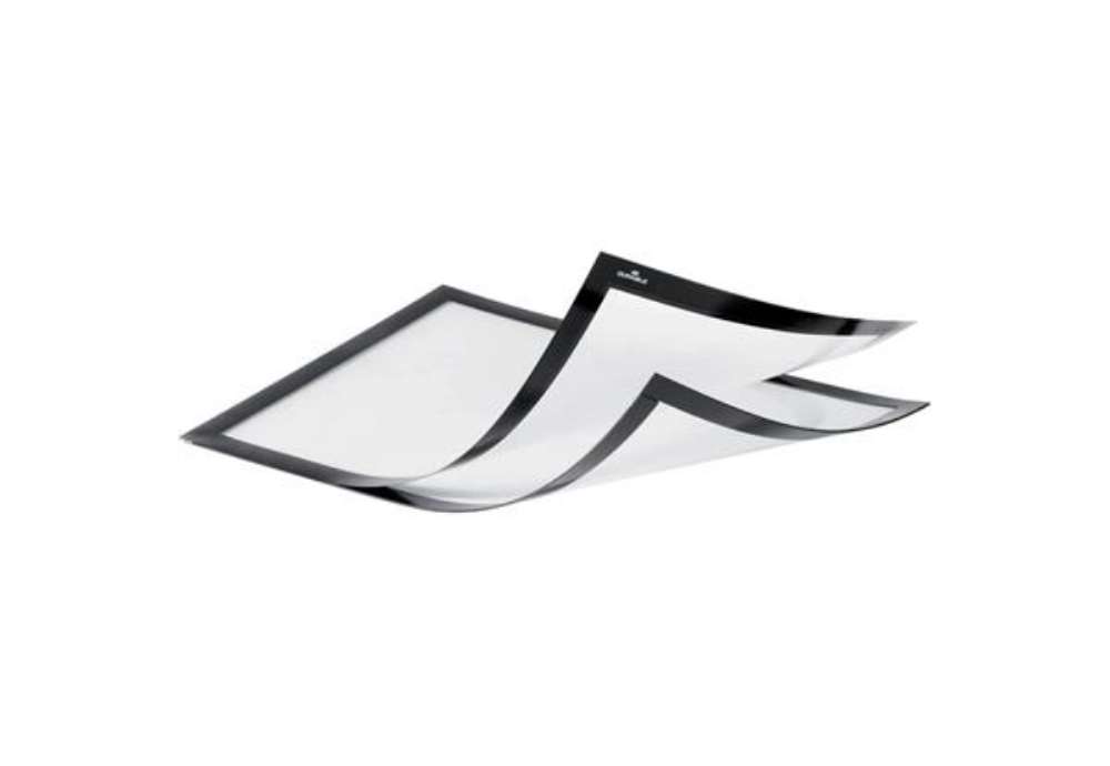 Immagine di Cornici con pannello magnetico DURABLE DURAFRAME® MAGNETIC PLUS PPL A4 nero 236x323mm  conf. 2 - 498