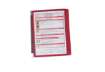 Immagine di Leggio da parete DURABLE VARIO® WALL 5 pannelli A4 metallo/polipropilene rosso 555103