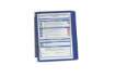 Immagine di Leggio da parete DURABLE VARIO® WALL 5 pannelli A4 metallo/polipropilene blu 555107