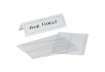 Immagine di Portanomi DURABLE da tavolo polietilene trasparente inserto 61/122 x 210 mm conf. 10 - 804819