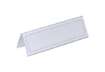 Immagine di Portanomi DURABLE da tavolo polietilene trasparente inserto 61/122 x 210 mm conf. 25 - 805219