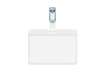 Immagine di Portanomi con clip DURABLE tasca aperta trasparente inserto 60x90mm conf. 25 - 810619