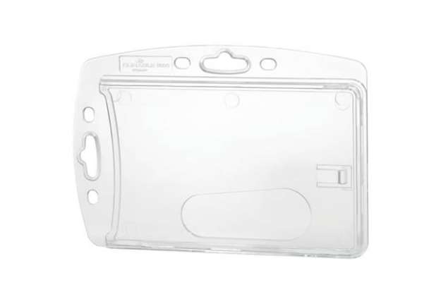Immagine di Portabadge Durable 54x85 mm trasparente Conf. 10 pezzi - 890519