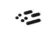 Immagine di Clip fermacavi adesiva DURABLE CAVOLINE CLIP MIX grafite diversi formati conf. da 7 - 504137
