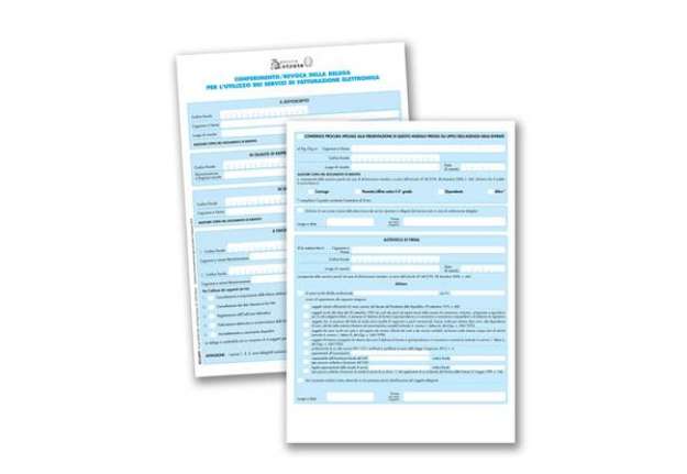 Immagine di Fatturazione elettronica Semper conferimento/revoca delega servizi - modulo continuo - 851118FE0