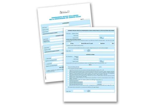 Immagine di Cassetto fiscale Semper conferimento/delega consultazione - modulo continuo - 851118CS0