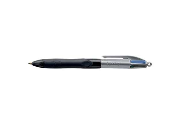 Immagine di Penna a sfera a scatto BIC 4 Colours Grip Pro M 1 mm assortiti 8922931