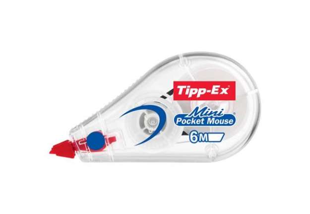 Immagine di Correttore a nastro TIPP-EX Mini Pocket Mouse 5 mm x 6 m assortiti 932564