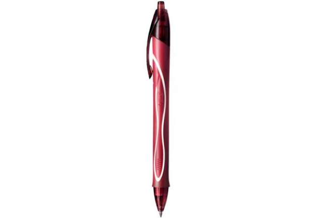 Immagine di Penna gel a scatto BIC Gel-Ocity Quick Dry M 0,7 mm rosso 949874