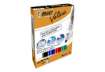 Immagine di Marcatori per lavagne bianche BIC Velleda 1781 punta a scalpello 3,3-4,6 mm assortiti  wallet da 4 -