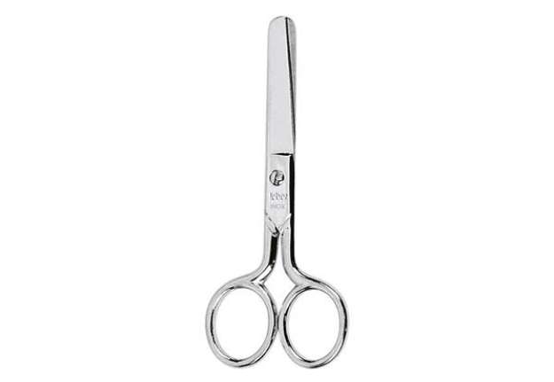 Immagine di Forbici Lebez punta tonda acciaio grigio 12 cm 422-12
