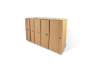 Immagine di Porta progetti con tre bottoni EURO-CART linea Eco 25x35 cm dorso 4 cm avana CPECO04AV