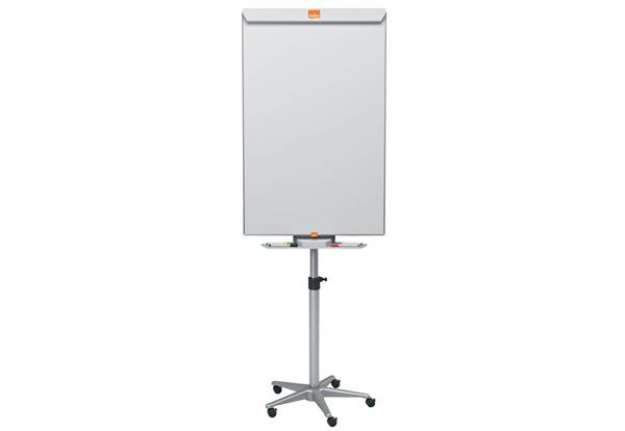 Immagine di Portablocco magnetico a cavalletto Nobo Classic mobile in acciaio bianco 69x190 cm - 1902386