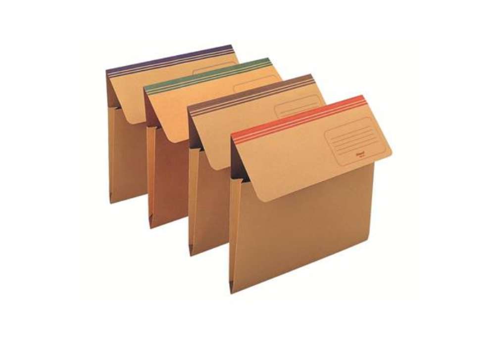 Immagine di Cartelline a busta King Mec Dixie Mec con soffietto da 4 cm assortiti - 33,7x26,2 cm conf. da 20 pez
