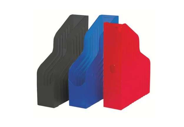 Immagine di Portariviste King Mec Magazine Rack - Standard  dorso 7,2 cm nero 45010