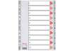 Immagine di Divisori per rubrica Esselte A4 PPL numerica 1-10 100105