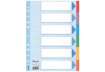 Immagine di Divisori Esselte intercalari 6 tasti cartoncino 160 gr/mq A4 100192