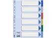 Immagine di Divisore intercalare Esselte polipropilene A4 6 tasti 15260