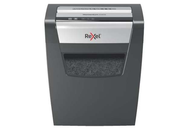 Immagine di Distruggidocumenti uso moderato Rexel Momentum X410 - P-4 - 23 L - taglio a frammenti 4x28mm - 21045