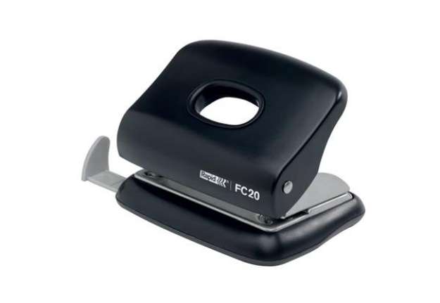 Immagine di Perforatore a 2 fori Rapid FC20 Fashion 20 fogli nero 23256400