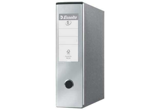 Immagine di Registratore con custodia Esselte G53 Eurofile commerciale Dorso 8 cm cartone rivestito PP grigio me