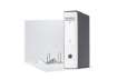 Immagine di Registratore con custodia Esselte G55 Eurofile protocollo dorso 8 cm cartone rivestito in PP  bianco