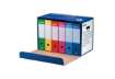 Immagine di Registratori con custodia Esselte Oxford Box G85 protocollo 54,5x36,5 cm - dorso 8 cm assortiti conf
