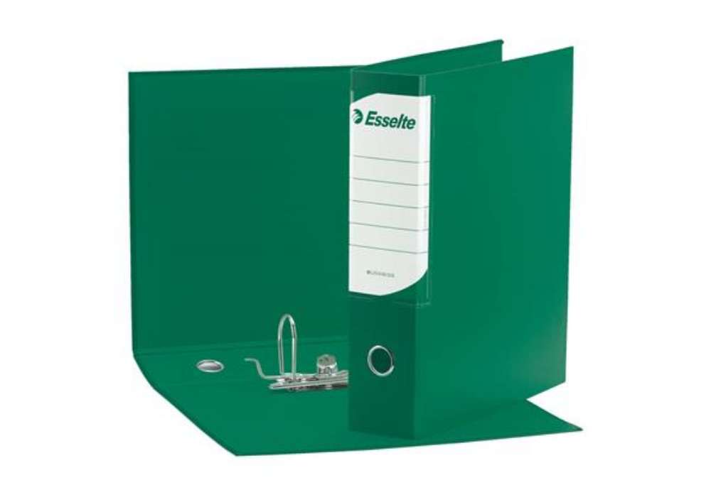 Immagine di Registratore con custodia Esselte G95 BUSINESS protocollo Dorso 8 cm cartone plastificato verde - 39