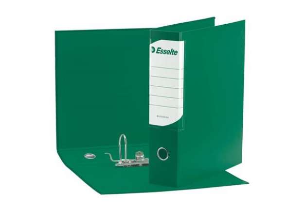 Immagine di Registratore con custodia Esselte G95 BUSINESS protocollo Dorso 8 cm cartone plastificato verde - 39