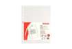 Immagine di Buste a perforazione universale goffrate Esselte ESSENTIALS PP antiriflesso trasparente A4  conf.100